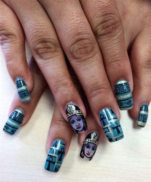 matte coffin nail designs