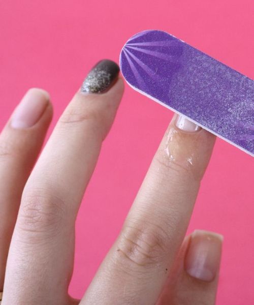 How to remove acrylic nails without acetone