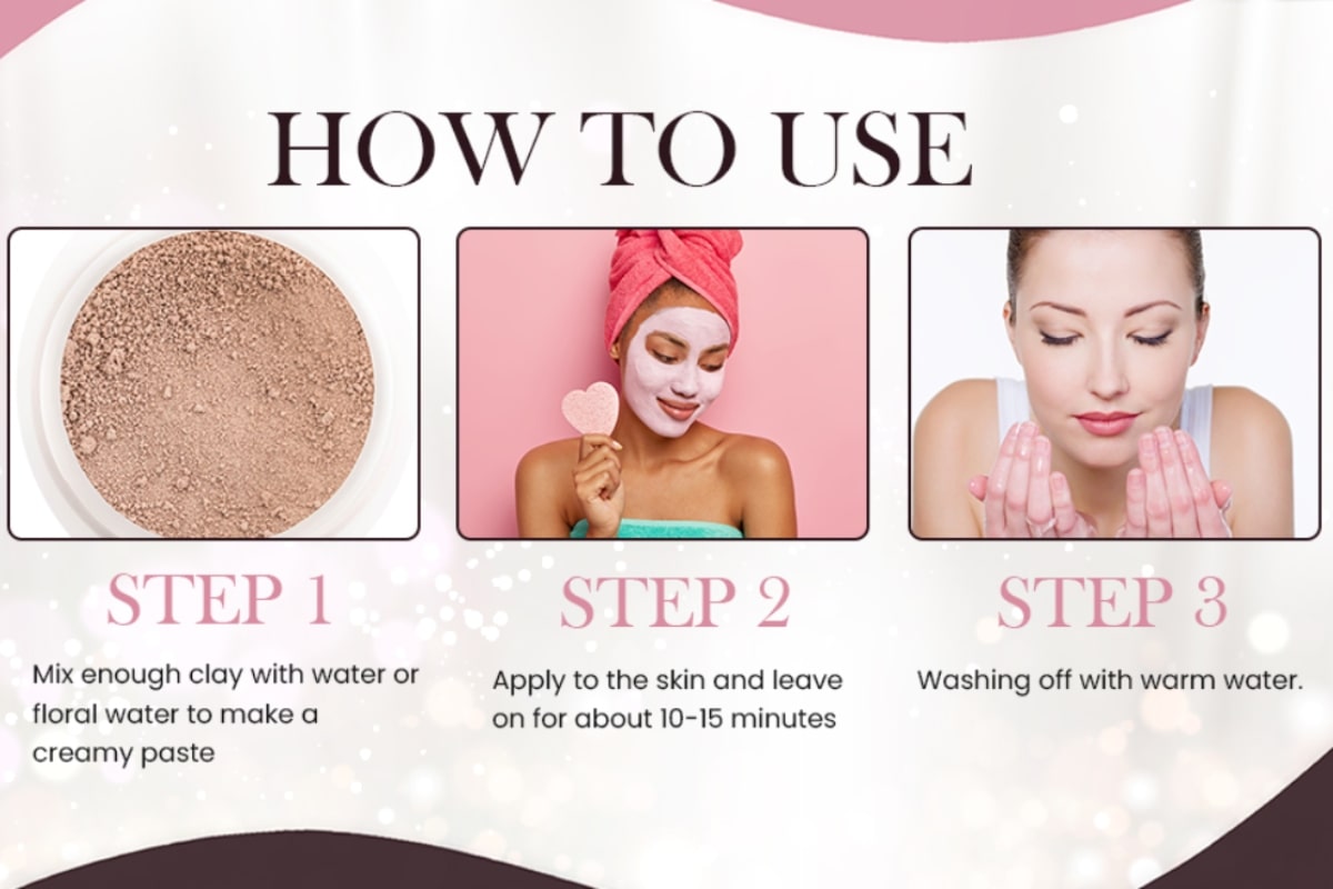 how to use pink clay